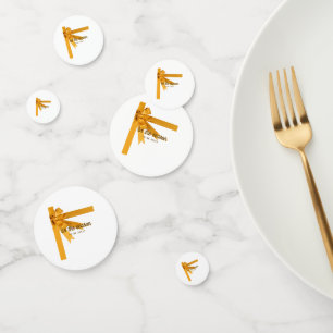 Tis The Season Gold Table Confetti