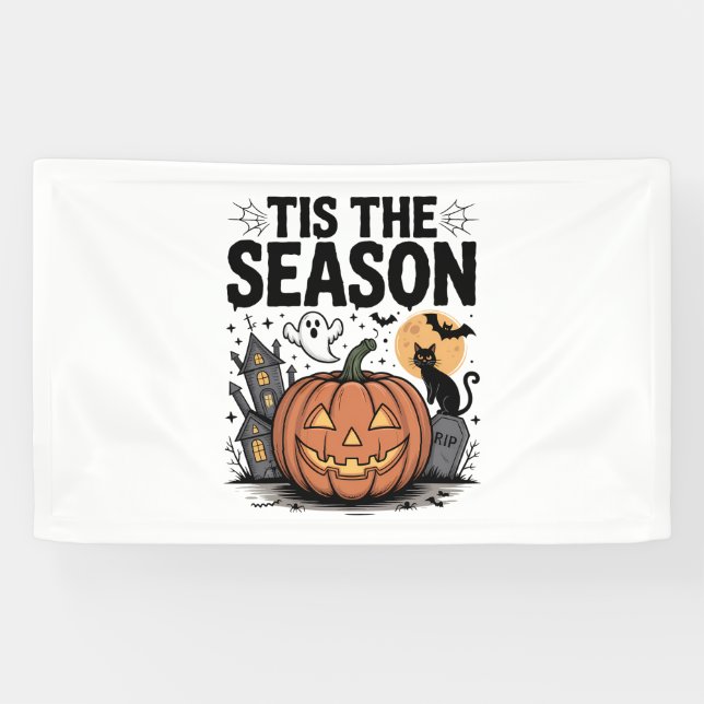 Tis the Season Halloween Banner (Horizontal)