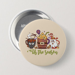 ‘Tis the Season Halloween Cup Trio 7.5 Cm Round Badge