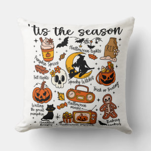Tis the Season Halloween Doodles – Cute Spooky Cushion
