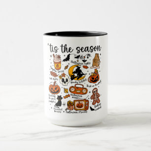 'Tis the season Halloween Doodles Mug