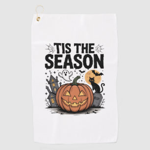 Tis the Season Halloween Golf Towel