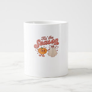 Tis The Season Halloween Halloween Vintage Spooky Large Coffee Mug