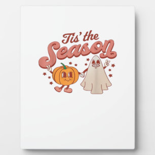 Tis The Season Halloween Halloween Vintage Spooky  Plaque