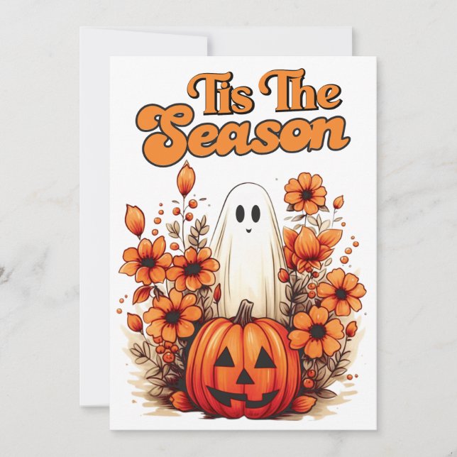 Tis the Season Halloween Holiday Card (Front)
