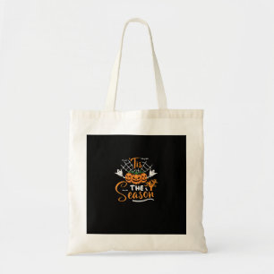 Tis The Season Halloween Pumpkin Costume Tote Bag