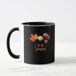 Tis The Season Halloween Retro Design Mug
