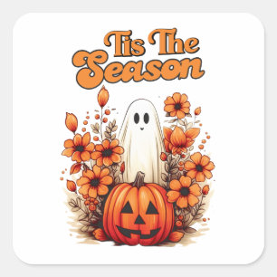 Tis the Season Halloween Square Sticker
