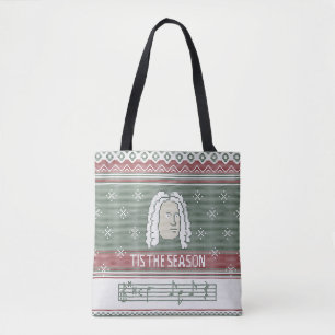 Tis the season Handel Messiah faux sweater knit Tote Bag