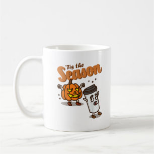 Tis The Season Hate Pumpkin Spice Latte Halloween  Coffee Mug