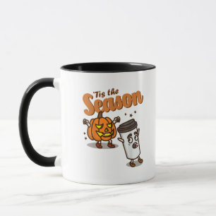 Tis The Season Hate Pumpkin Spice Latte Halloween  Mug