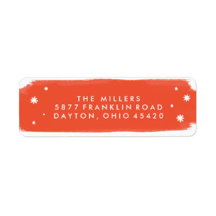 Tis the Season Holiday Address Label Return Address Label
