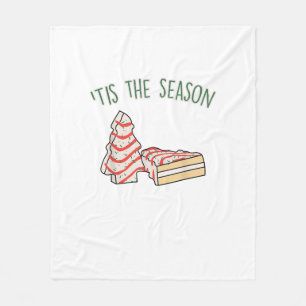 Tis The Season Holiday Christmas Fleece Blanket