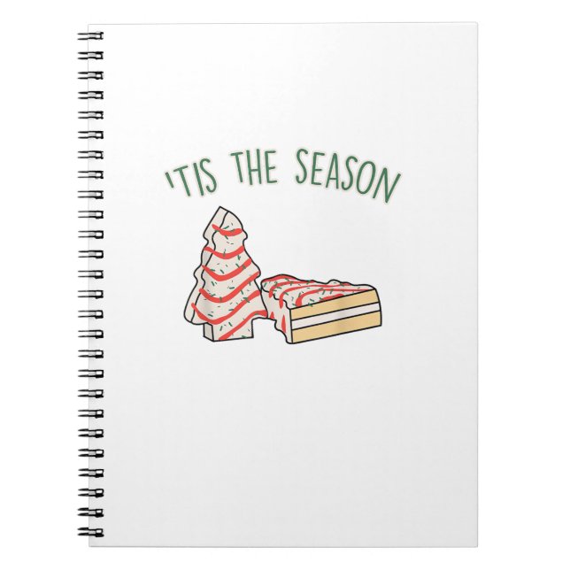Tis The Season Holiday Christmas Notebook (Front)