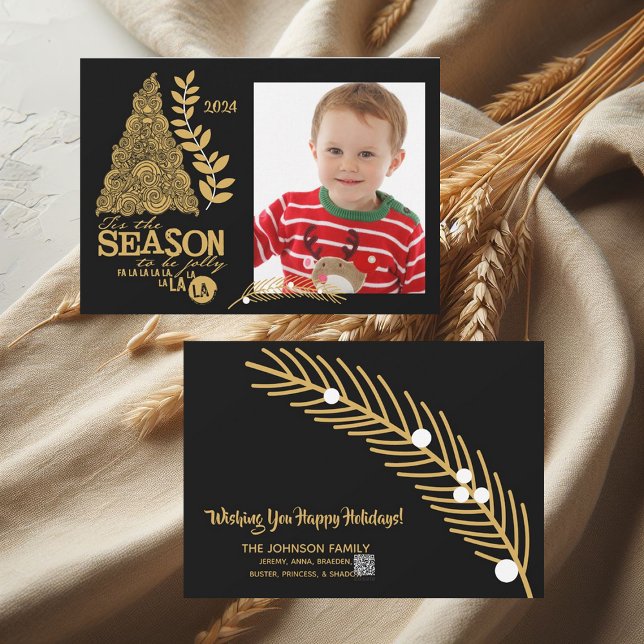 Tis The Season Holiday Photo Card (Creator Uploaded)