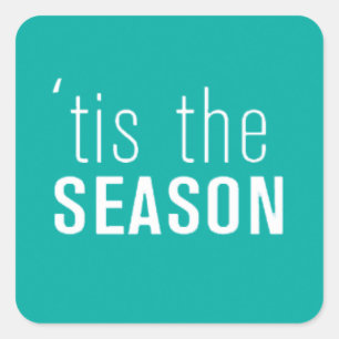 Tis The Season Holidays Envelope Sealer Stickers