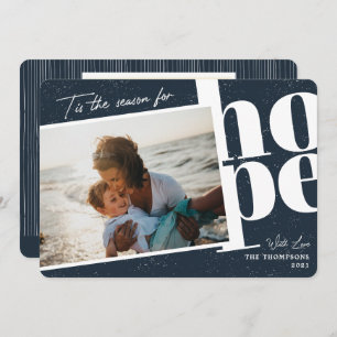 Tis the Season Hope Photo Holiday Card
