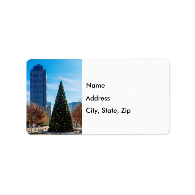 Tis The Season In Dallas Address Label (Front)