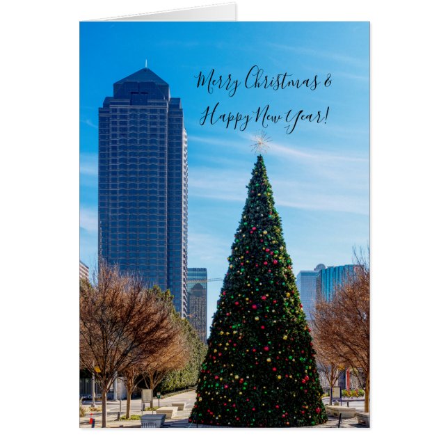 Tis The Season In Dallas Christmas Card (Front)