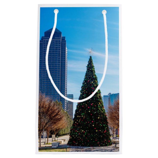 Tis The Season In Dallas Small Gift Bag (Front)