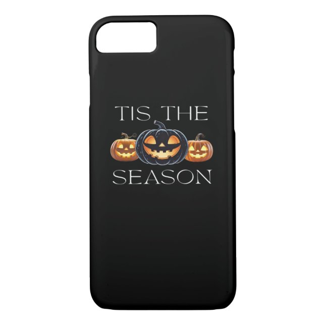 Tis The Season Jack O Lantern Funny Halloween Spoo Case-Mate iPhone Case (Back)