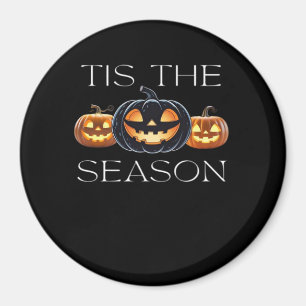 Tis The Season Jack O Lantern Funny Halloween Spoo Magnet