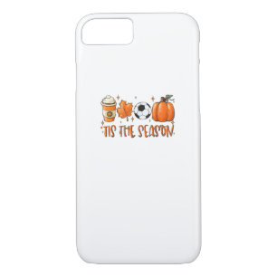 Tis The Season Leaf Latte Autumn Football iPhone 8/7 Case