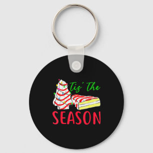 Tis The Season Little-debbie Christmas Tree Cake H Key Ring