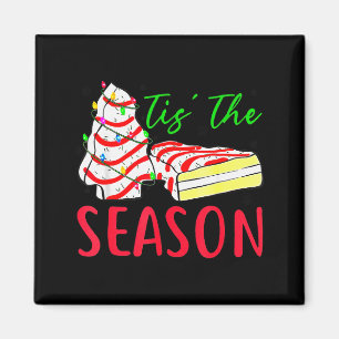 Tis The Season Little-debbie Christmas Tree Cake H Magnet