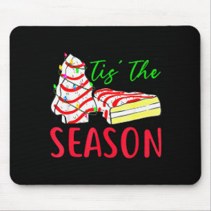 Tis The Season Little-debbie Christmas Tree Cake H Mouse Pad