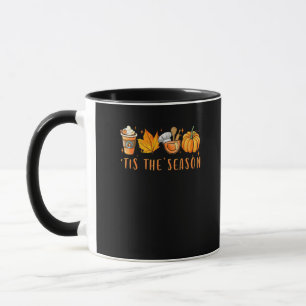 Tis The Season Lunch Lady Pumpkin Spice Fall Leave Mug