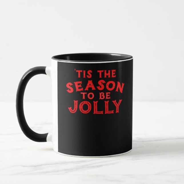 Tis The Season Merry Christmas Mug (Left)
