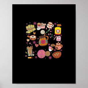 Tis The Season Mexican Christmas Tree Tamales Pan  Poster