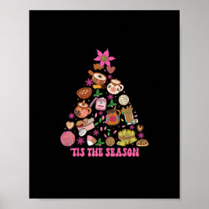 Tis The Season Mexican Christmas Tree Tamales Pan  Poster