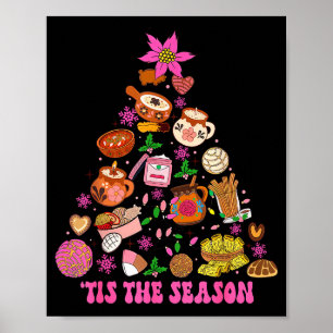 Tis The Season Mexican Christmas Tree Tamales Pan Poster