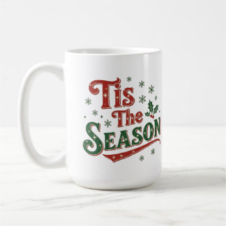Tis the season minimal chic Santa christmas  Coffee Mug