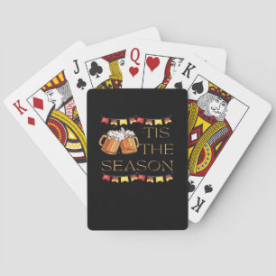 Tis The Season Oktoberfest Fun Beer Festival Fall Playing Cards