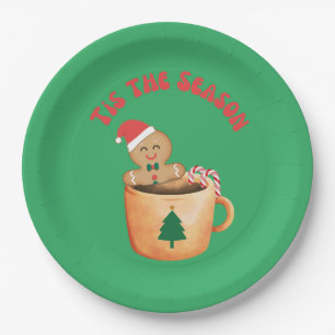 Tis The Season Paper Plate