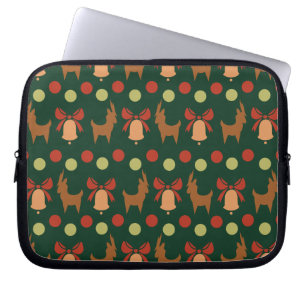 Tis the Season Pattern Laptop Sleeve