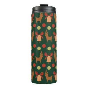 Tis the Season Pattern Thermal Tumbler