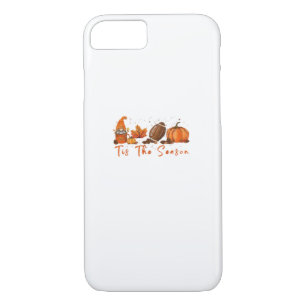 Tis The Season Pumpkin Leaf Latte Fall Thanksgivin iPhone 8/7 Case
