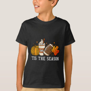 Tis The Season Pumpkin Spice American Footll Autum T-Shirt