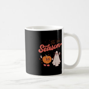 Tis The Season Pumpkin Spice Fall Autumn Boo Hall Coffee Mug