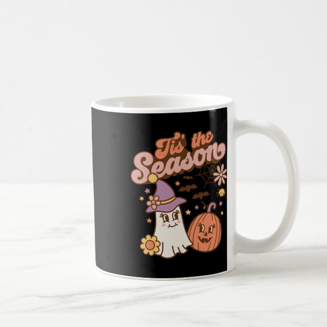 Tis The Season Pumpkin Spice Fall Autumn Halloween Coffee Mug (Right)