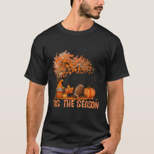 Tis The Season Pumpkin Spice Footll Fall Leaves Au T-Shirt