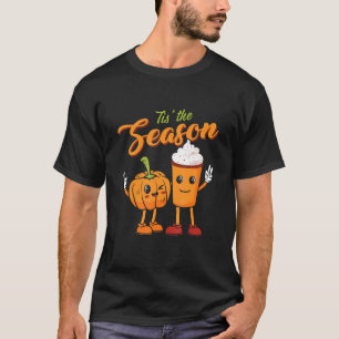 Tis The Season Pumpkin Spice  Retro Fall Vibes Aut T-Shirt