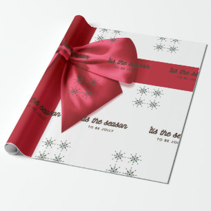 Tis The Season Red Wrapping Paper