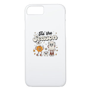 Tis The Season Retro Halloween Party Funny Boo Pum iPhone 8/7 Case