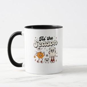 Tis The Season Retro Halloween Party Funny Boo Pum Mug