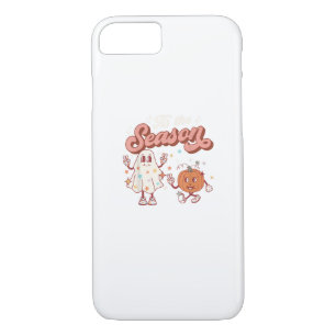 Tis The Season Retro Halloween Party Funny Graphic iPhone 8/7 Case